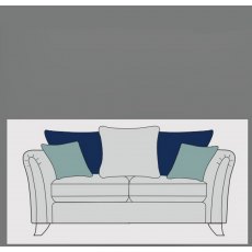 Alstons Emelia 2 Seater Pillow Back Sofa
