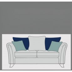 Alstons Emelia 2 Seater Sofa (Pillow Back)