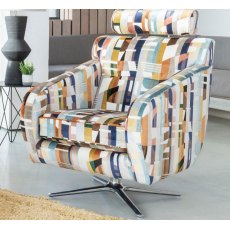 Alstons SOFO Swivel Chair With Headrest