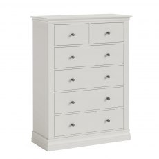 Corndell Bordeaux 2 over 4 Drawer Chest