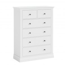 Corndell Bordeaux 2 over 4 Drawer Chest