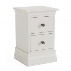 Corndell Bordeaux Narrow Bedside Chest