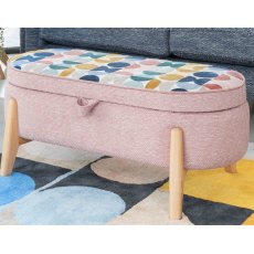 Alstons SOFO Oval Legged Ottoman