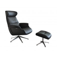 Flexlux Clement Chair & Footstool