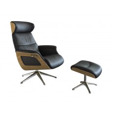 Flexlux Clement Chair & Footstool