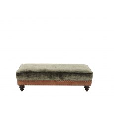 Tetrad Constable Rectangular Stool Coco Olive Cushions & Galveston Black Body