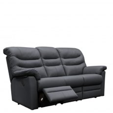 G Plan Ledbury 3 Seater Sofa Powered Single Recliner With Headrest & Lumbar