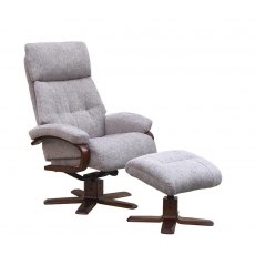 GFA Vienna Swivel Recliner & Footstool