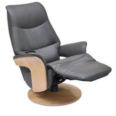 GFA Iowa Electric Recliner With Built In Footstool