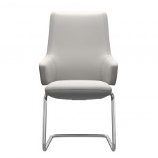Stressless Vanilla High Back Dining Chair With Arms D400 Leg