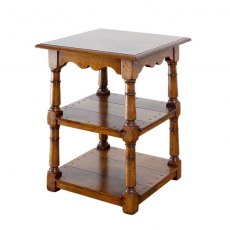 Tudor Oak Lamp Table