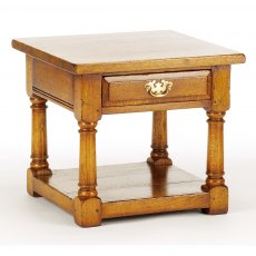 Titchmarsh & Goodwin Oak End Table Renaissance