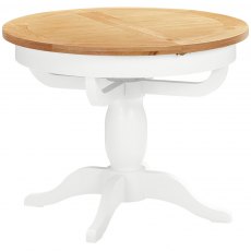 Devonshire Dorset Painted Pedestal Extending Table
