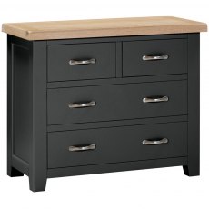 Devonshire Wiltshire Painted 2 Over 2 Drawer Chest