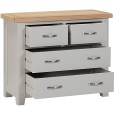Devonshire Wiltshire Painted 2 Over 2 Drawer Chest