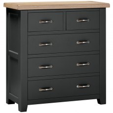 Devonshire Wiltshire Painted 2 Over 3 Drawer Chest