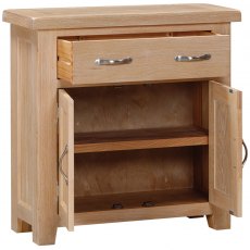 Devonshire Wiltshire Oak Compact Sideboard