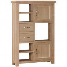 Devonshire Wiltshire Oak Tall Display Unit