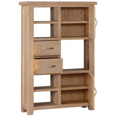 Devonshire Wiltshire Oak Tall Display Unit