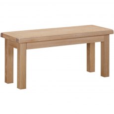 Devonshire Wiltshire Oak Bench Large