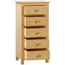 Devonshire Moreton 5 Drawer Tall Chest