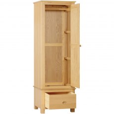 Devonshire Moreton Single Wardrobe With Drawer