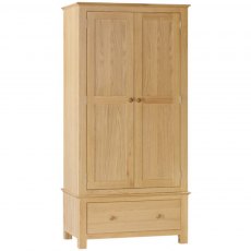 Devonshire Moreton Double Wardrobe With One Drawer