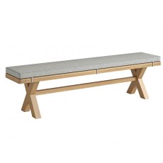 Corndell Normandy Cross Leg Dining Bench