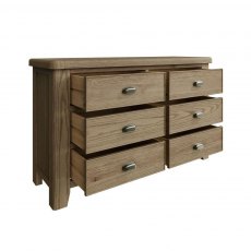Hafren Collection KHO Bedroom 6 Drawer Chest