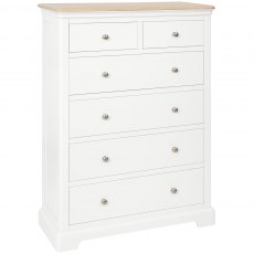 Devonshire Lydford Painted 2 Over 4 Chest Of Drawers Devonshire Lydford Painted 2 Over 4 Chest Of Drawers