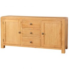 Devonshire Avon Oak 2 Door 3 Drawer Sideboard