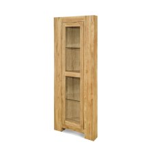 Clemence Richard Massive Oak Corner Display Cabinet