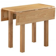 Devonshire Light Oak Square Drop Leaf Extending Table