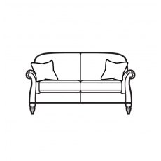 Parker Knoll Eastbury 2 Seater Formal Back Sofa