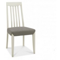 Bentley Designs Bergen Grey Washed Oak & Soft Grey Slat Back Dining Chair