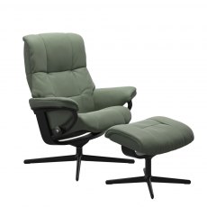 Stressless Mayfair Recliner Chair & Footstool (Cross Base)