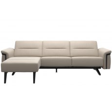 Stressless Stella 2 Seater With Wood Inlay & Longseat