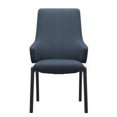 Stressless Vanilla High Back Dining Chair D100 Leg With Arms