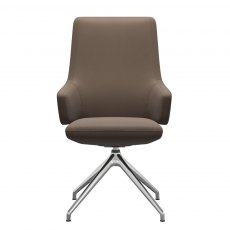Stressless Vanilla High Back Dining Chair D350 Leg With Arms