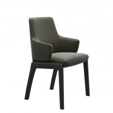 Stressless Vanilla Low Back Dining Chair D100 Leg With Arms