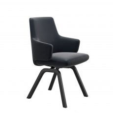 Stressless Vanilla Low Back Dining Chair D200 Leg With Arms