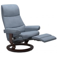 Stressless View Recliner Chair With Power Leg & Back
