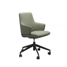 Stressless Laurel Low Back Office Chair With Arms
