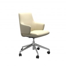 Stressless Laurel Low Back Office Chair With Arms