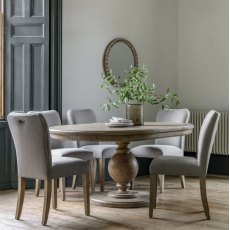 Gallery Direct Vancouver Round Extending Dining Table Gallery Direct Vancouver Round Extending Dining Table