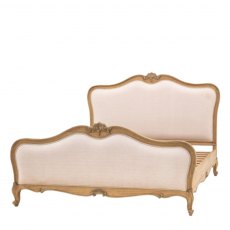 Gallery Direct Chic Linen Upholstered Bed Frame