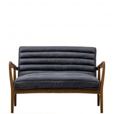 Gallery Direct Datsun 2 Seater Leather Sofa