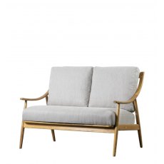 Gallery Direct Reliant 2 Seater Sofa Dark Natural Linen