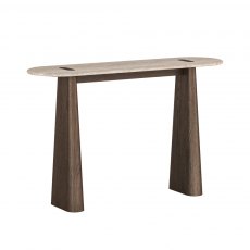 Corndell California Console Table Travertine