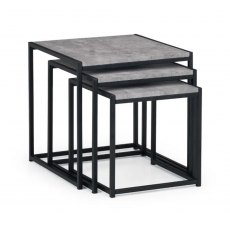 Julian Bowen Staten Concrete Nest Of Three Tables